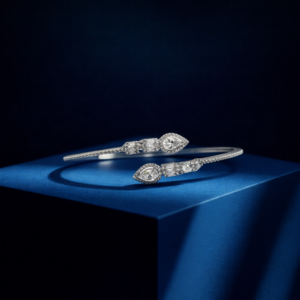 Twin Teardrop Elegance Kada