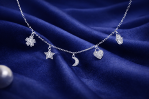 Celestial Charm Silver Necklace