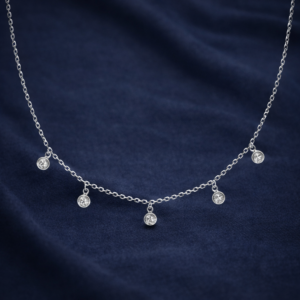 Luna Charm Drop Necklace