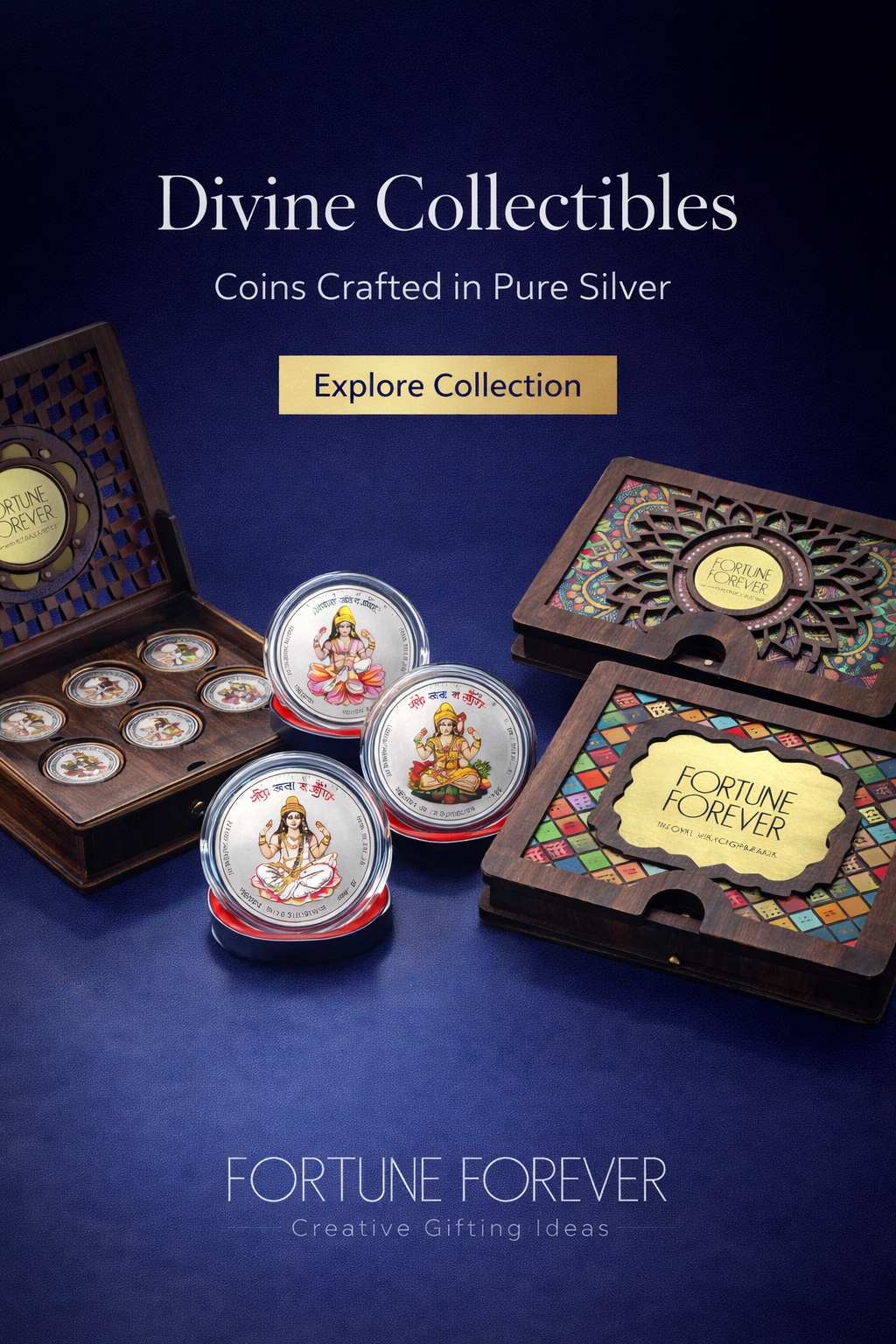 Divine collectibles with silver coins