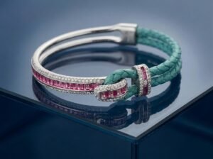 Urban Twist Bracelet – Emerald Green