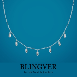 Starlit Drop Chain Necklace