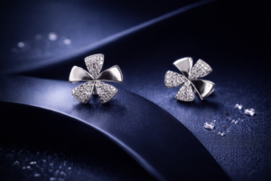 Celeste Bloom Diamond Stud Earrings