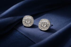 Stone Stud Earrings