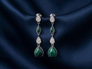 Emerald Cascade Earrings