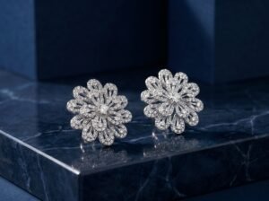 Crystal Daisy Earrings