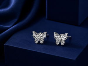 Crystal Butterfly Studs