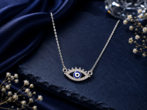 Evil Eye Silver Necklace