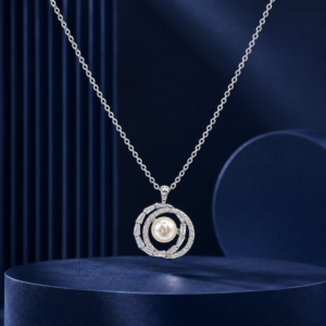 Halo Pearl Pendant