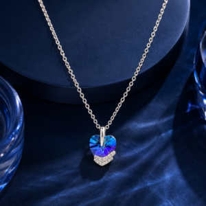 Azure Heart Necklace